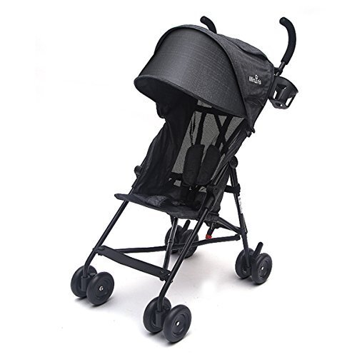 Feemom2.95KG極軽量ベビーカー バギー ベビートレンド 肩掛けベルト付き アルミ製 折り畳み簡単 シート付き 日よけ 快適乗り心地 6ヶ月~3歳頃対象 出産準備 簡易 旅行 コンパクト 出産祝い お祝い プレゼント(ダークグレー),B型ベビーカー ,