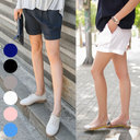 【今だけ!送料無料】【メール便可】【マタニティ パンツ】マタニティ ショートパンツ 裾ロールアップ M L XLサイズ 6色 夏/SO098-SOB00-HN,マタニティ,ショートパンツ,