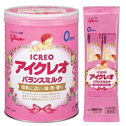 【Amazon.co.jp限定】 アイクレオ バランスミルク800g (サンプル付) 粉ミルク ベビー用【0ヵ月~1歳頃】,粉ミルク,おすすめ,