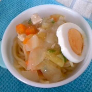 *:☆ 離乳食幼児食・五目ラーメン玉子のせ ☆:*,離乳食,取り分け,レシピ
