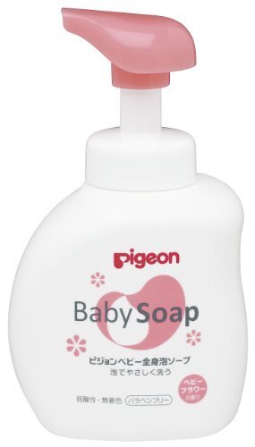 ピジョン 全身泡ソープ フラワーの香り ボトル 500ml (0ヵ月~),ベビーソープ,口コミ,