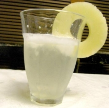 缶詰のシロップが余ったら♪簡単☆パイナップルソーダ ,レシピ,科学,