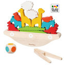 プラントイ 木のおもちゃ PLANTOYS バランスボート 動物 積み木 木製玩具 知育玩具,知育玩具,2歳,