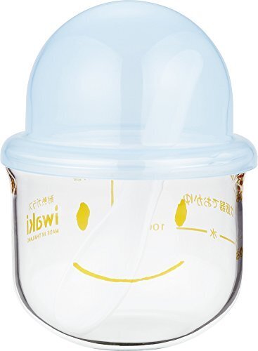 iwaki 離乳食調理器 おかゆこがま 耐熱ガラス 200ml KMC202-BL 064303,おかゆクッカー,