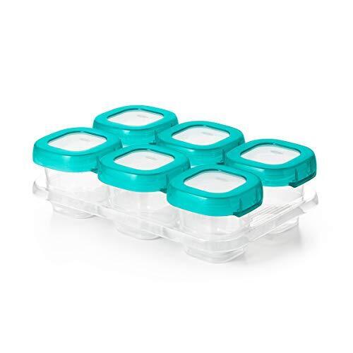 OXO Tot ベビーブロック フリーザーコンテナ/S/6個入り/ティール ティール S/6個入り,離乳食,準備,
