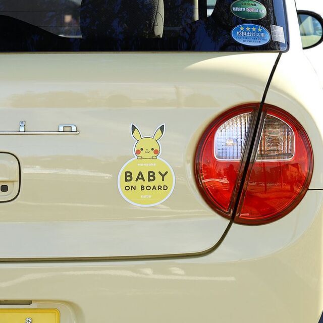 車体にペタ,