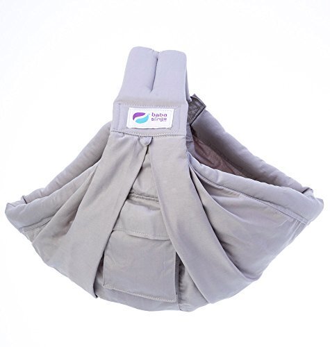 Baba Slings ババスリング 【日本正規品保証付】【正規代理店】 抱っこひも/ベビースリング BBS006 シルバー,新生児,抱っこひも,