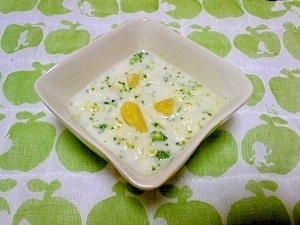 <離乳食中期>サツマッコリーパン粥,離乳食,中期,