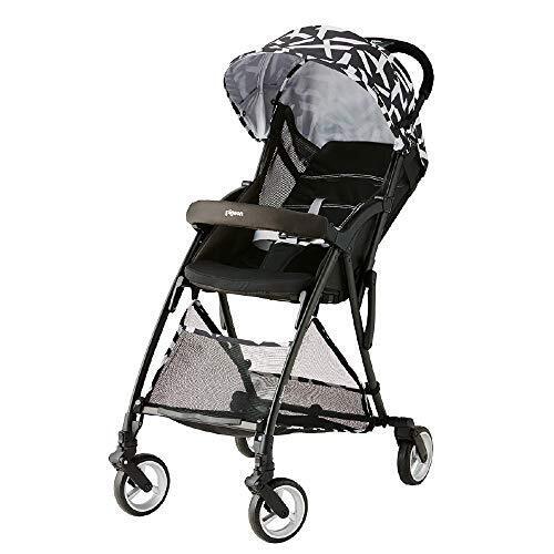 ピジョン B型ベビーカー ビングル Bingle BB0 モノクロスラッシュ 7か月~ (1年保証),B型ベビーカー ,