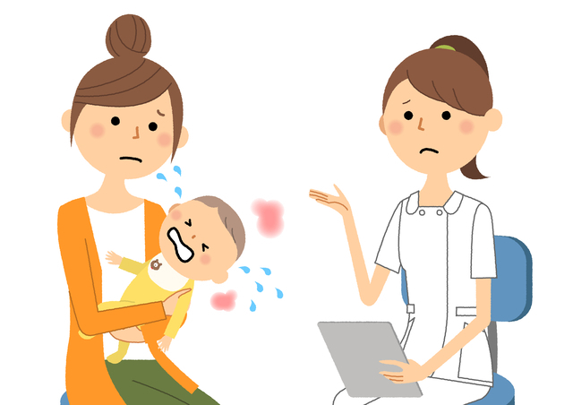 あせもやアトピーとの違い,赤ちゃん,おむつかぶれ,