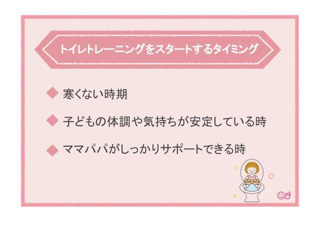 スタートするタイミング,トイレトレーニング,