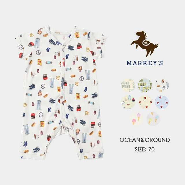 半袖ロンパス OCEAN&GROUND,ベビー服,ブランド,