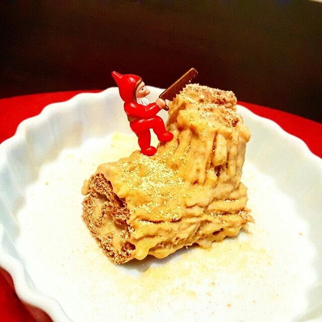 離乳食カミカミ期クリスマスにブッシュドノエル,離乳食,クリスマス,レシピ