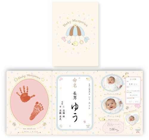 おたんじょうきろく 命名紙セット,命名式,
