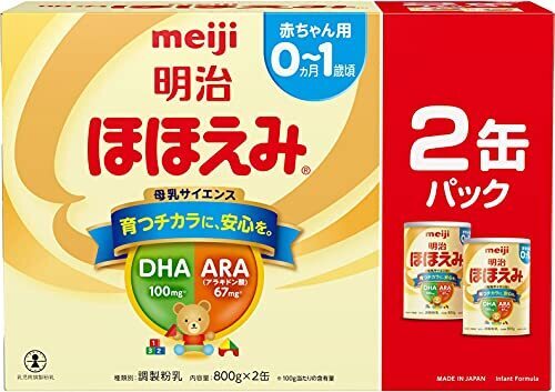 明治ほほえみ 2缶パック 800g×2缶 [0ヵ月~1歳頃の粉ミルク],粉ミルク,液体ミルク,口コミ