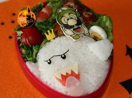 白いご飯で簡単キングテレサ,キャラ弁,マリオ ,作り方