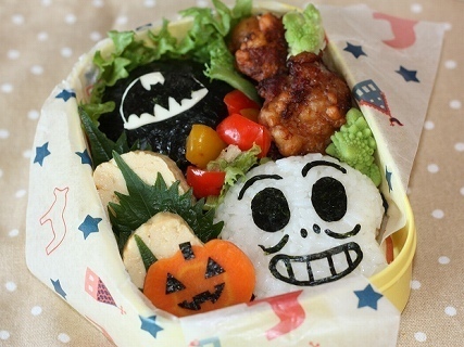 簡単ハロウィンのホラーマン,ハロウィン,キャラ,レシピ