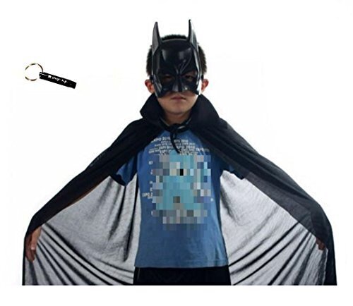 (pkpohs) なりきり バットマン キッズ コスチューム ( マスク 、 マント セット ) 子供用 コスプレ 変身 仮装 ハロウィン,ハロウィン,マント,
