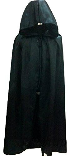 ドラキュラゴースト マント フード コスチューム 黒 Lサイズ,ハロウィン,マント,