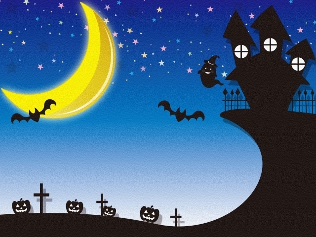 三日月 ハロウィン モチーフ,ハロウィン,リース,