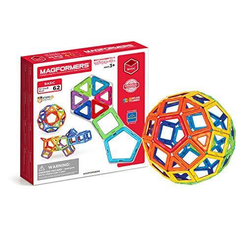 ボーネルンド マグ・フォーマー ( MAGFORMERS ) ベーシックセット [ 62ピース ] 【日本語あそび方冊子付】 3歳頃 MF701007J,3歳,男の子,おもちゃ