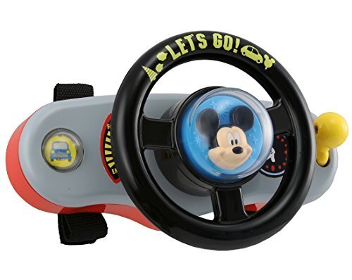 ディズニー はじめて英語 ミッキーマウス おでかけサウンドハンドル,ベビーカー,おもちゃ,