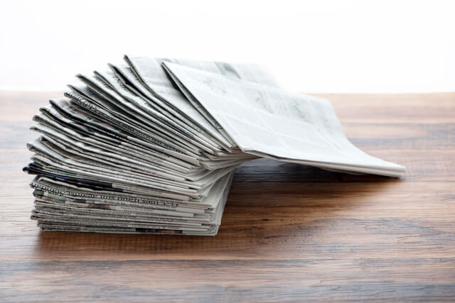 新聞紙は使えます,防災グッズ,赤ちゃん,備え