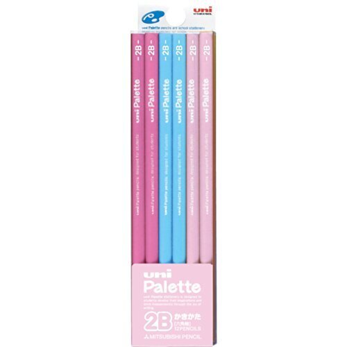 三菱鉛筆 かきかた鉛筆 ユニパレット 2B パステルピンク 1ダース K55612B,入学準備,グッズ,リスト