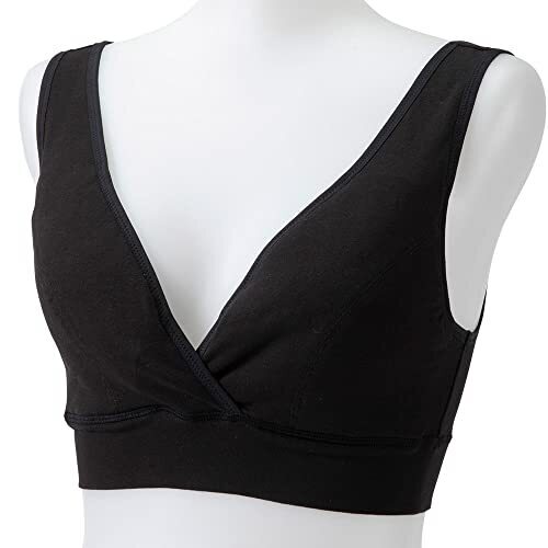 ピジョン 母乳を吸収するコットン授乳ブラ ブラック L,授乳ブラ,おすすめ,