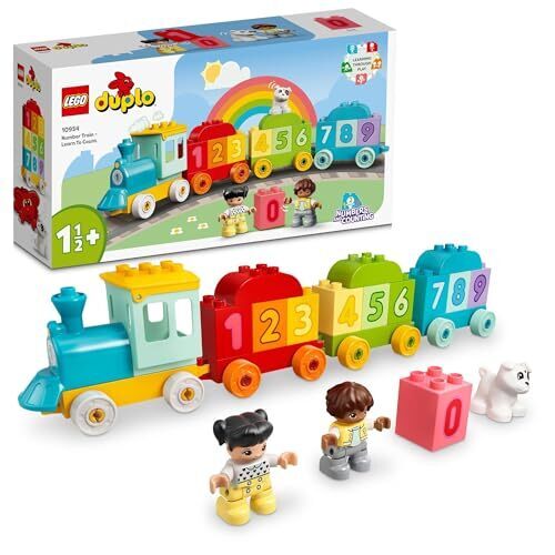 レゴ(LEGO) デュプロ はじめてのデュプロ かずあそびトレイン おもちゃ 玩具 誕生日 プレゼント ブロック 知育 男の子 女の子 子供 1歳半 2歳 3歳 幼児 電車 乗り物 10954,1歳,知育玩具,おすすめ