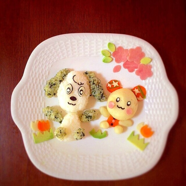 誕生日プレート わんわん&うーたん!!,1歳,誕生日,離乳食