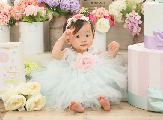 らかんスタジオ,1歳誕生日,写真,