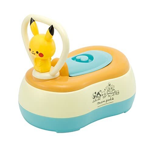 トイローヤル モンポケ ピカチュウのおまる ( おまる / 補助便座 / 踏み台 ) ピカチュウ ポケモン トイレトレーニング ( 洗いやすい / 転倒防止 ストッパー 付き ),おまる,おすすめ,