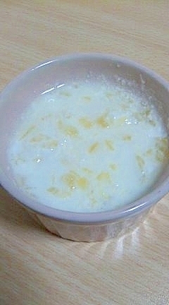 ◆離乳食中期*りんごヨーグルト◆,離乳食,ヨーグルト,
