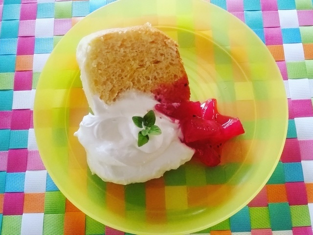 ホットケーキミックスでシフォンケーキも,ホットケーキ,ミックス,おやつ