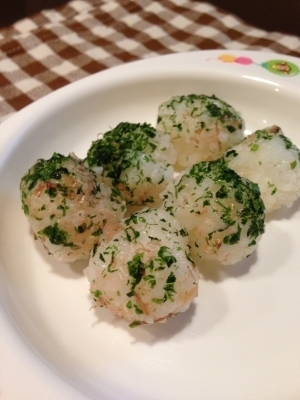 ツナ入りコロコロおにぎり*離乳食,離乳食,おにぎり,