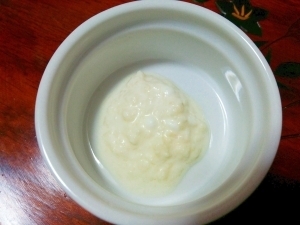 離乳食(中期)☆りんごのカッテージチーズ和え|中期,離乳食,チーズ,