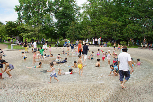 国営みちのく杜の湖畔公園 わらすこひろば,宮城県,川遊び,公園