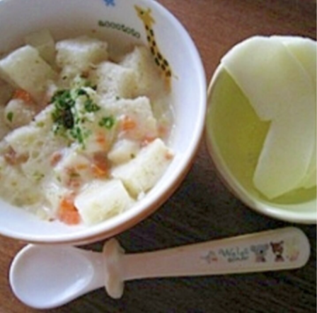 パングラタン風 離乳食中期~ レシピ・作り方,離乳食,グラタン,