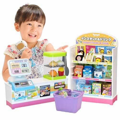 トイローヤル コンビニごっこ (ごっこ遊び/おままごと) 子ども おもちゃ 組み立て簡単 リアル (レジごっこ/お店屋さんごっこ),ごっこ遊び,おもちゃ,