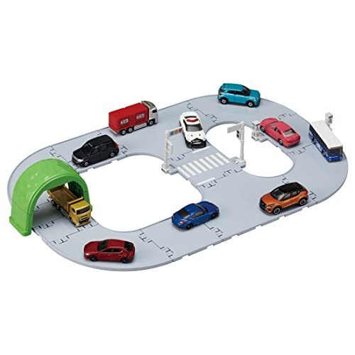 タカラトミー(TAKARA TOMY) 『 トミカ トミカタウン くみかえかんたん! ベーシックどうろセット 』 ミニカー 車 おもちゃ 3歳以上 玩具安全基準合格 STマーク認証 TOMICA,トミカ,おもちゃ,