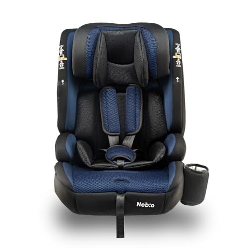 Nebio ネビオ【R129適合/ISOFIX固定 1歳から12歳 ロングユース 保温保冷ドリンクホルダー付き】ジュニアシート 長く使える 洗える 取付簡単 3way ポップピットG PoPPitG,チャイルドシート,