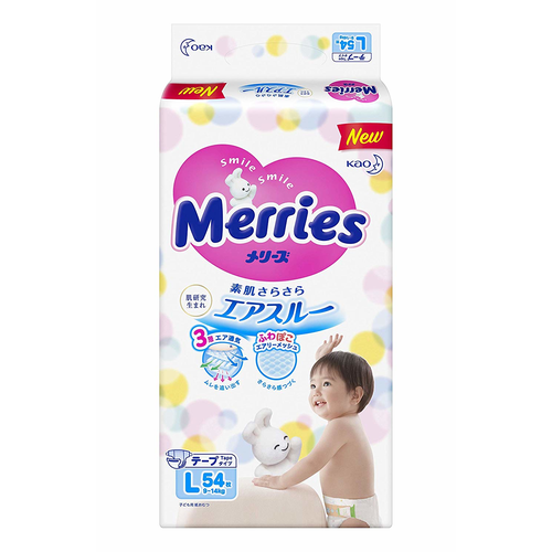 メリーズ さらさらエアスルー テープ Lサイズ｜cozre[コズレ]子育て