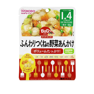 BIGサイズのグーグーキッチン ふんわりつくねの野菜あんかけ 100g
