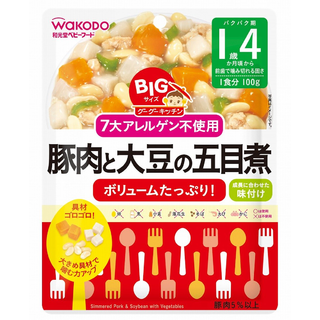 BIGサイズのグーグーキッチン豚肉と大豆の五目煮100g