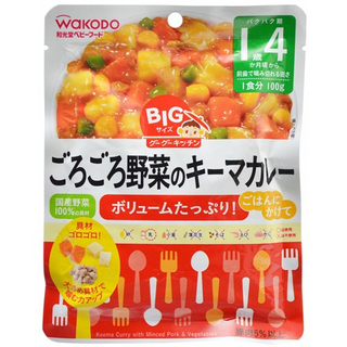 BIGサイズのグーグーキッチンごろごろ野菜のキーマカレー100g