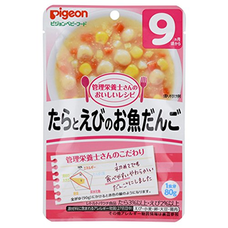 管理栄養士さんのおいしいレシピ たらとえびのお魚だんご 80g