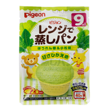レンジで蒸しパン ほうれん草&小松菜 2食入り