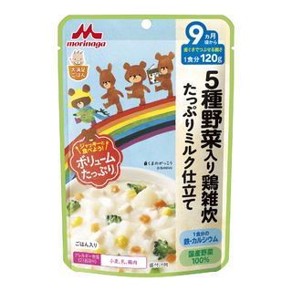 大満足ごはん 5種野菜入り鶏雑炊 たっぷりミルク仕立て 1食分120g