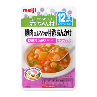 赤ちゃん村 レトルトパウチシリーズ AP-21 豚肉のまろやか甘酢あんかけ 80g